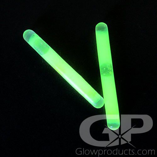 200 2" Glow Light Sticks RED Fishing Glowsticks 