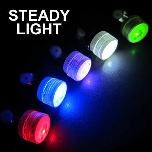 Clip On Body and Balloon Lights (Steady) - 25 piece Color Mix
