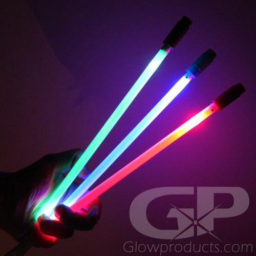 På jorden Ride Rektangel LED Glow Marker Sticks with Ground Stake | Glowproducts.com
