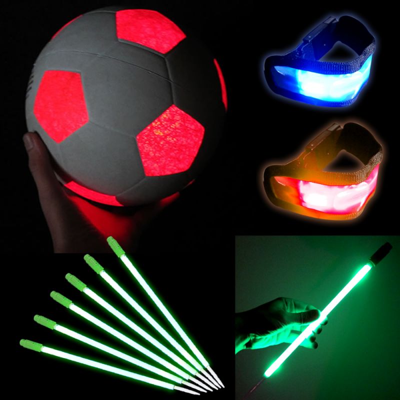 Glow in The Dark Soccer Ball for Boys and Girls﻿ Glowing Soccer Ball Led Light Up Football Soccer Ball Size 5 for Night Games Training Glowing in The Dark Light Up Indoor or Outdoor Soccer Balls 