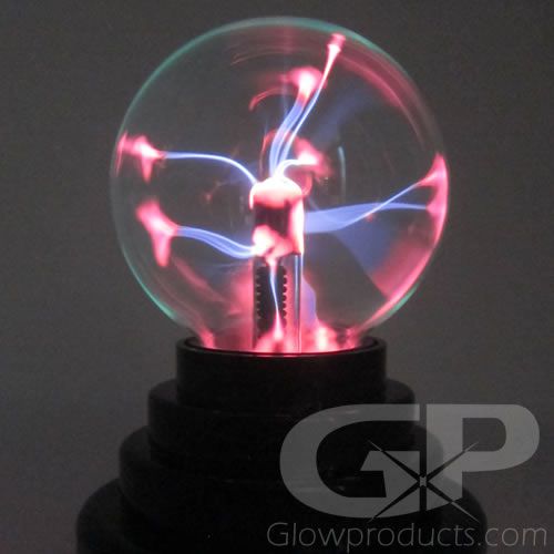 4" Inch Plasma Ball Sound Activated Party Light Tesla Halloween Decor AC 11-120V 