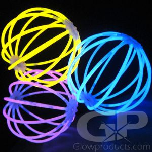 Connectors Included Darice 15-Piece Glow Stick Bracelets 5mm by 7.875-Inch 