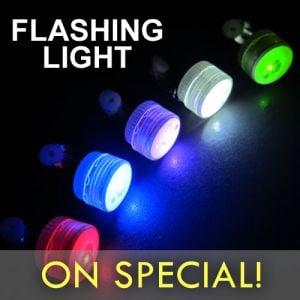 Flashing LED Mini Clip Lights Assorted Color Mix
