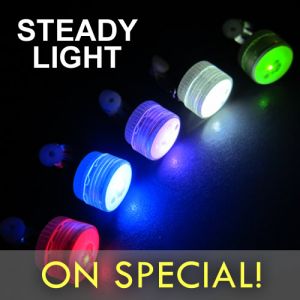 10 pcs Heart Cutie Flashing LED Light Blinky Lapel Pin Party Favor Bag Filler 