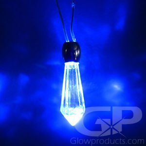 Glowing Crystal Light Up Pendant Necklace