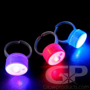Color Changing LED Glow Finger Rings