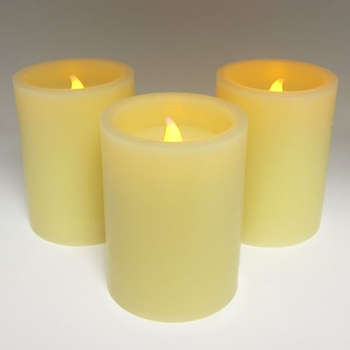 flameless led candles red