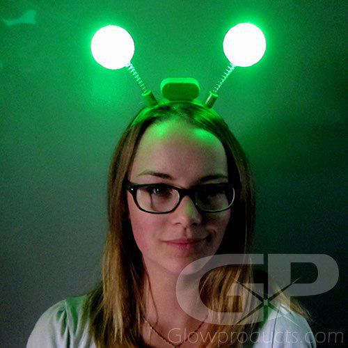 One Size US Glitter Ball Head Boppers Green