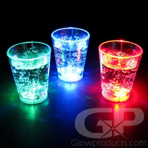 Light Up LED Short Shot Glasses 