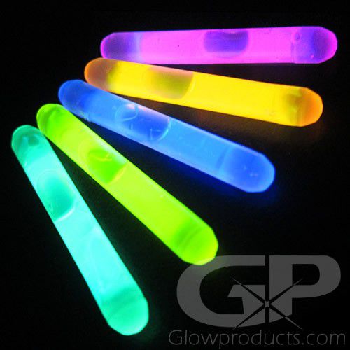 lot of glow sticks