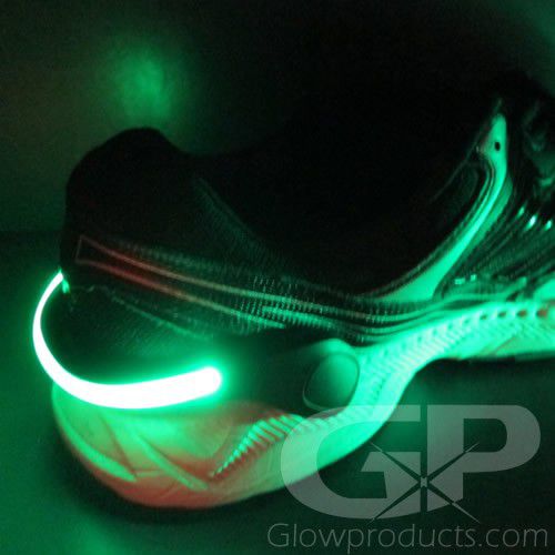 Glowing LED Shoe Light with Black Frame 