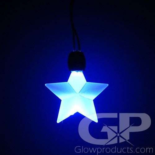 Light Up LED Star Pendant - Glow and 